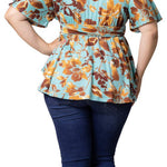 Encore Print Top - Plus - DressbarnShirts & Blouses