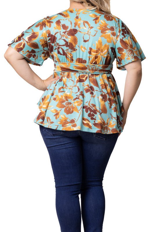 Encore Print Top - Plus - DressbarnShirts & Blouses