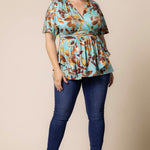 Encore Print Top - Plus - DressbarnShirts & Blouses