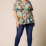 Encore Print Top - Plus - DressbarnShirts & Blouses