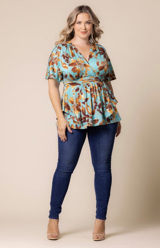 Encore Print Top - Plus - DressbarnShirts & Blouses