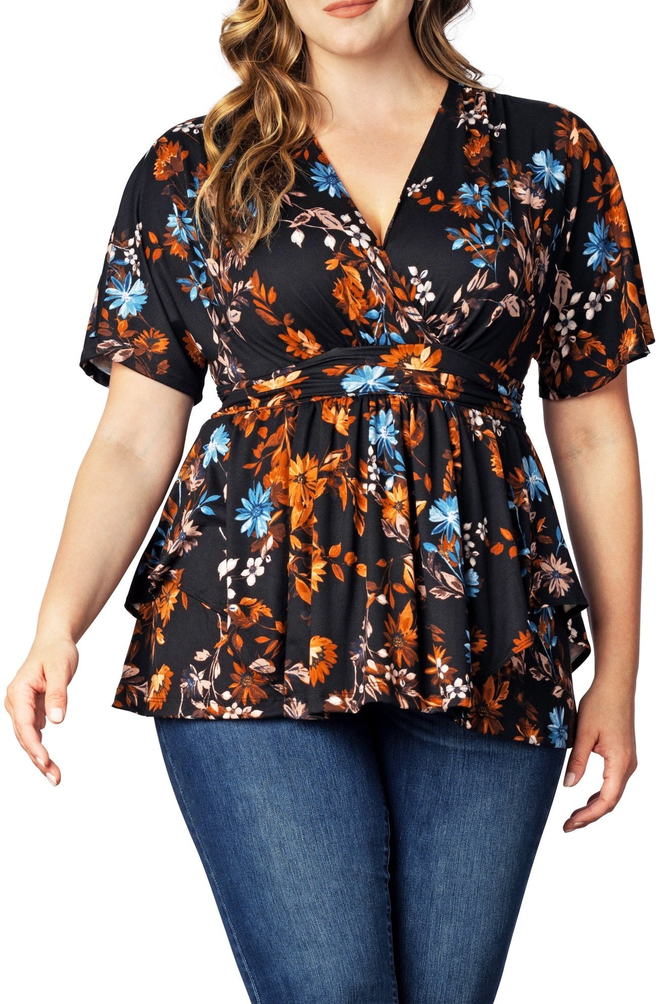 Encore Print Top - Plus - DressbarnShirts & Blouses