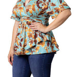 Encore Print Top - Plus - DressbarnShirts & Blouses