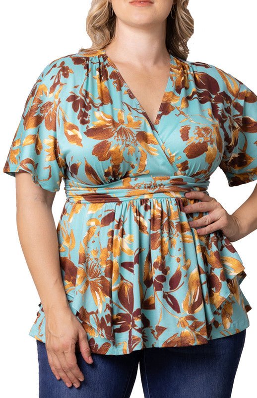 Encore Print Top - Plus - DressbarnShirts & Blouses
