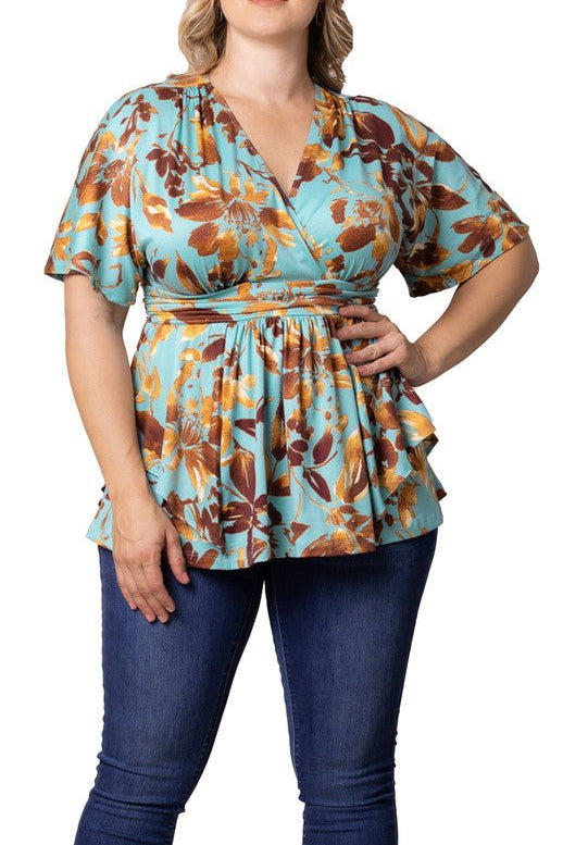 Encore Print Top - Plus - DressbarnShirts & Blouses