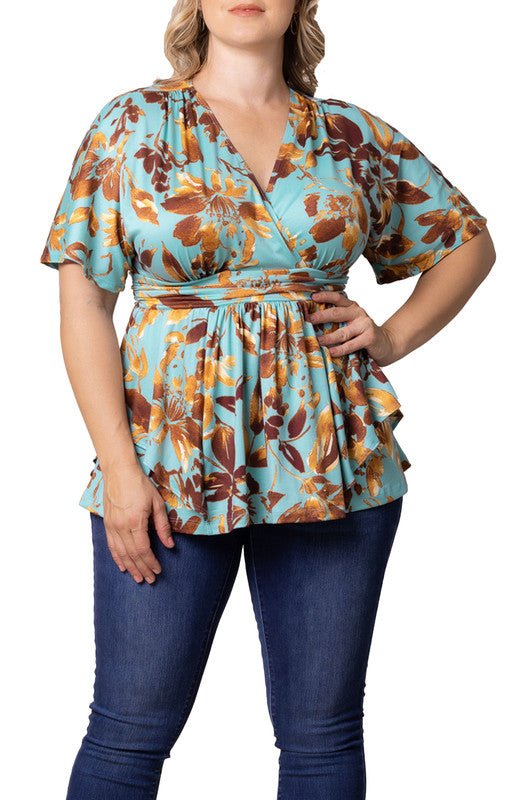 Encore Print Top - Plus - DressbarnShirts & Blouses