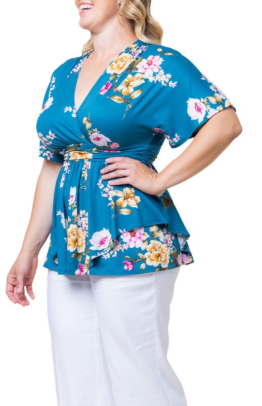Encore Print Top - Plus - DressbarnShirts & Blouses