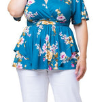 Encore Print Top - Plus - DressbarnShirts & Blouses