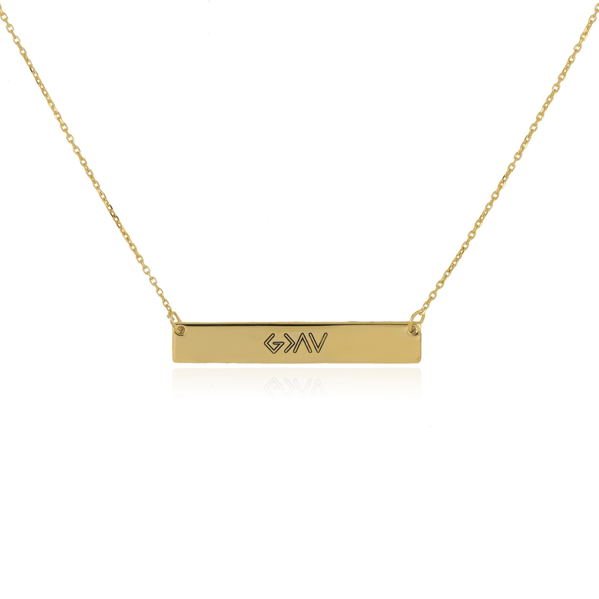 Engraved God Is Greater Than The Highs And Lows Pendant | Large - DressbarnCharms & Pendants