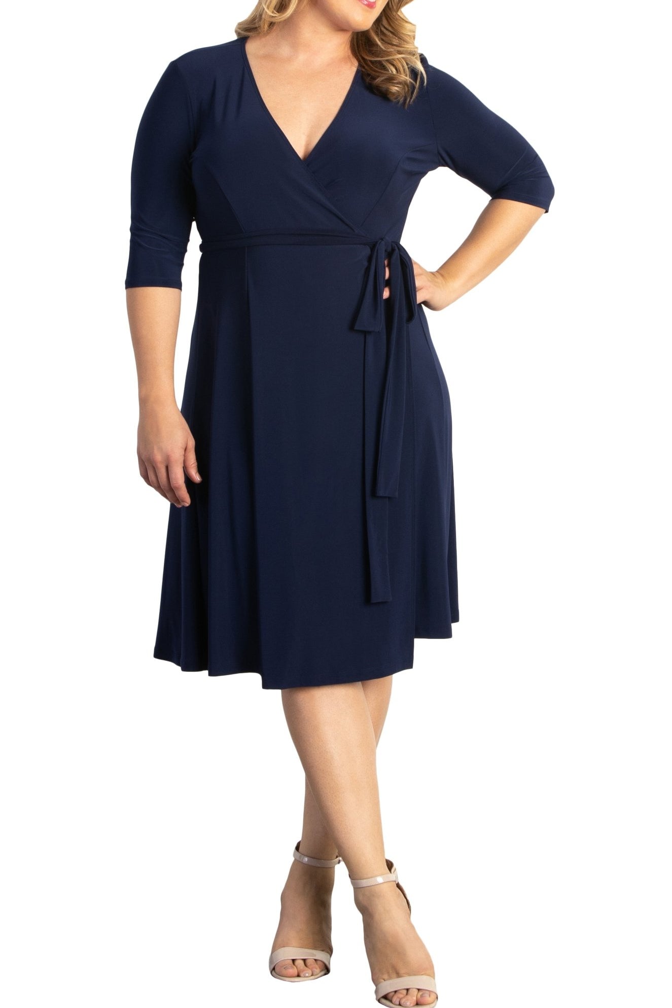 Essential Wrap Dress - Plus - DressbarnDresses