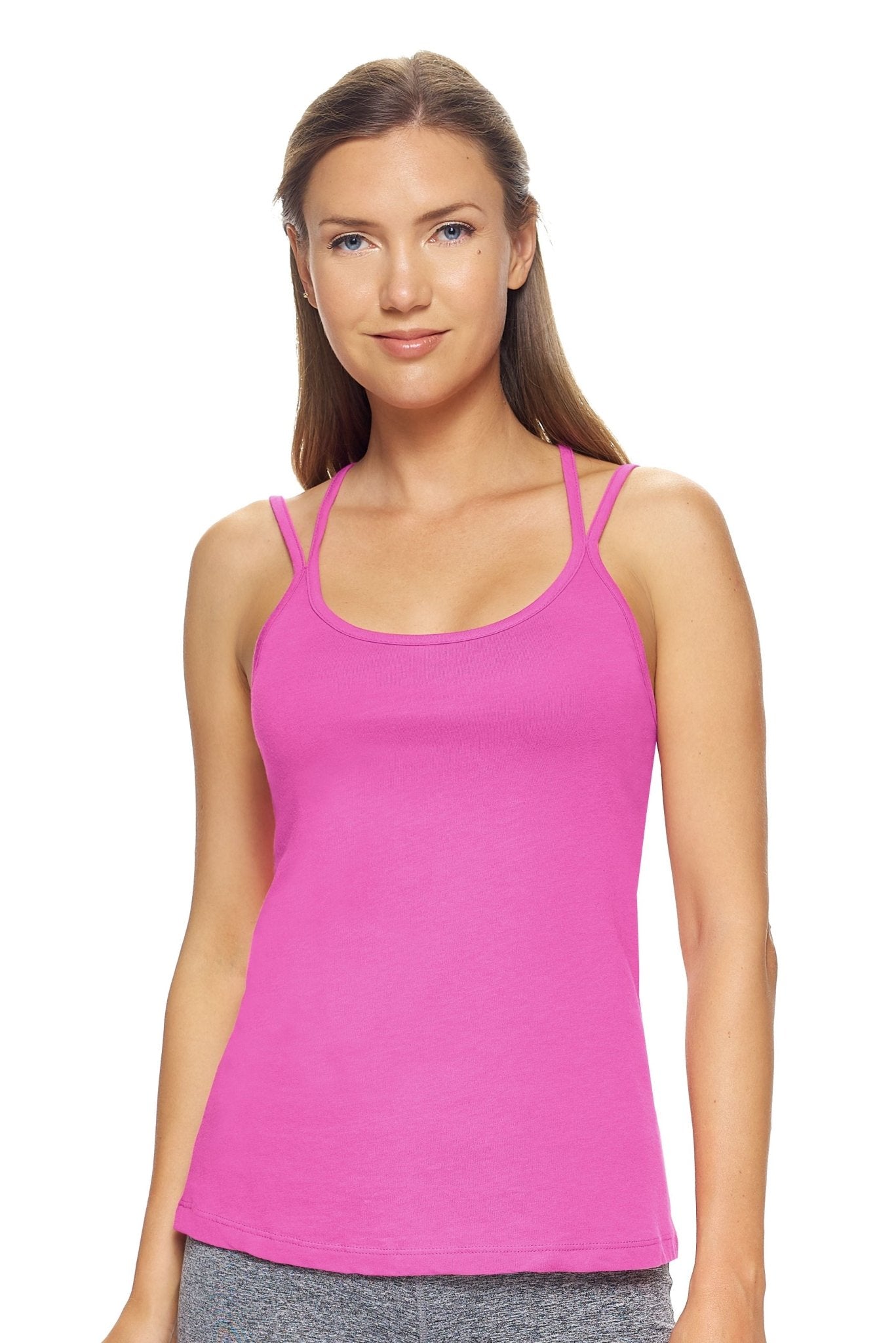 EXPERT BRAND MOCA PLANT BASED STRAPPY CAMI SHIRT