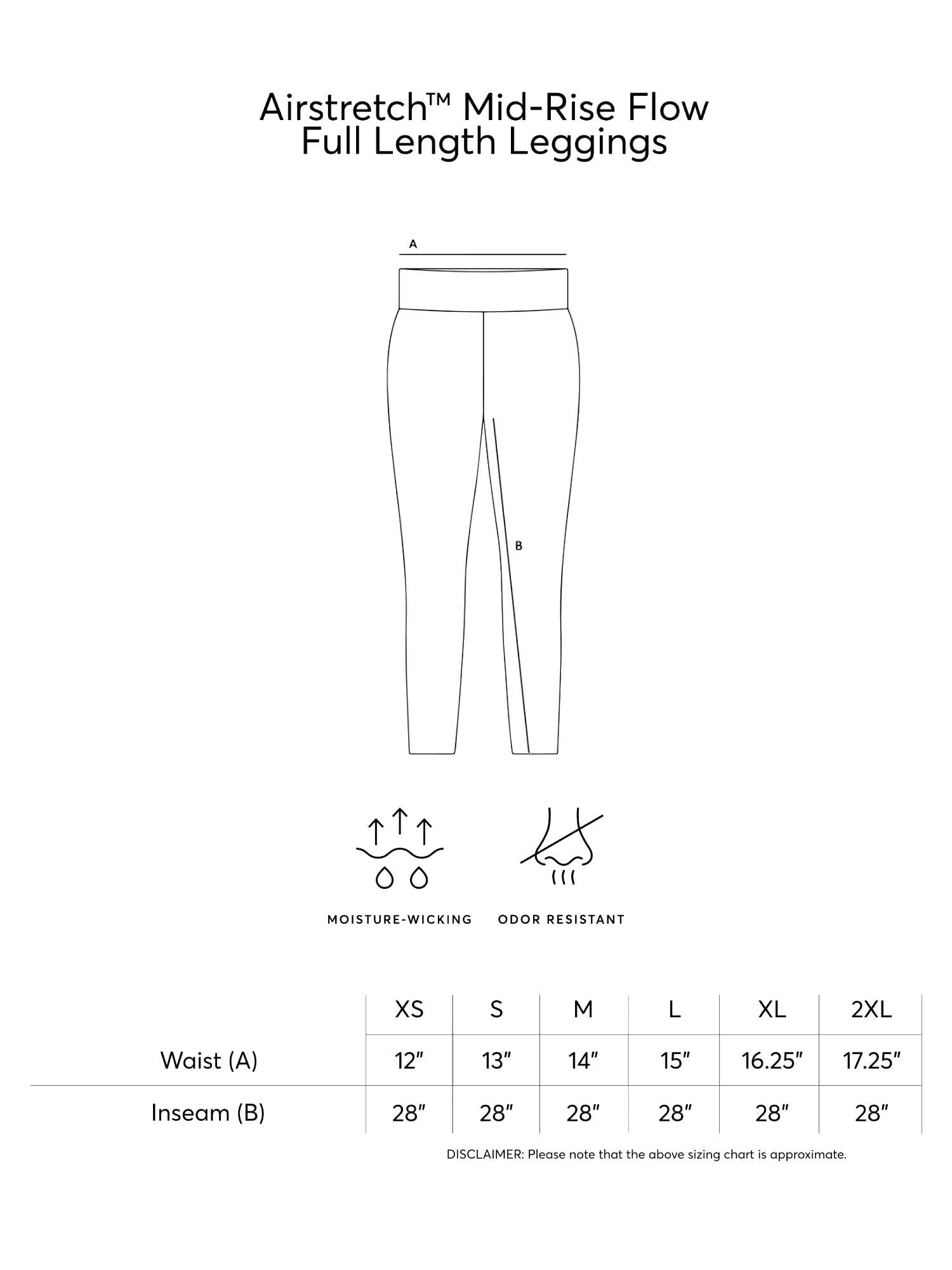 Expert Brand Women's Airstretch Mid-Rise Flow Full Length Leggings with Pocket - DressbarnLeggings