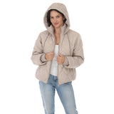 Women's Hooded Quilted Puffer Coat