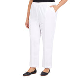 Alfred Dunner Classic Proportioned Pant Short Length - Plus