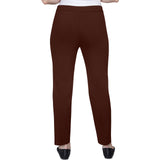 Alfred Dunner Classic Allure Fit Proportioned Pant with Elastic Comfort Waistband Average Length