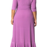 Veronica Ruffled Evening Gown - Plus