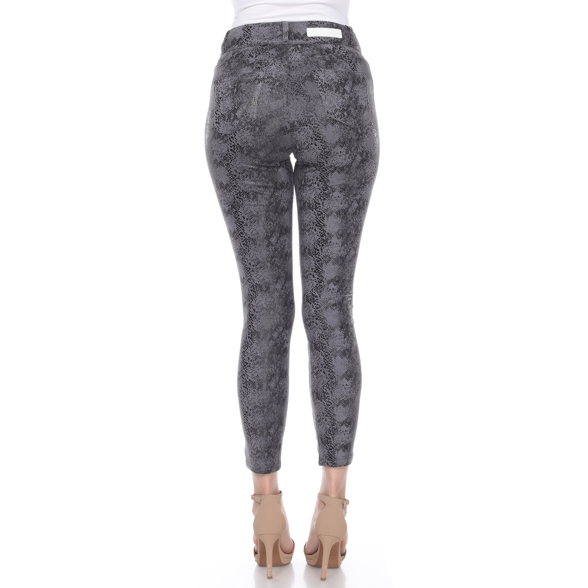 Faux Suede Snake Print Pants - DressbarnPants