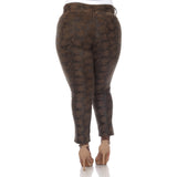 Faux Suede Snake Print Pants - DressbarnPants