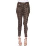 Faux Suede Snake Print Pants - DressbarnPants