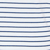 Alfred Dunner Floral Embroidered Stripe Top with Necklace - Plus