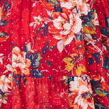 Figueroa & Flower Floral Print Midi Dress - Plus - DressbarnDresses