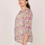 Figueroa & Flower Mixed Floral Peasant - Plus - DressbarnShirts & Blouses
