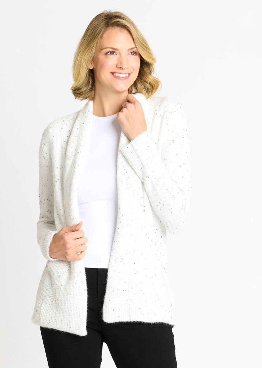 Flecked J - Pocket Cardigan Sweater - DressbarnApparel