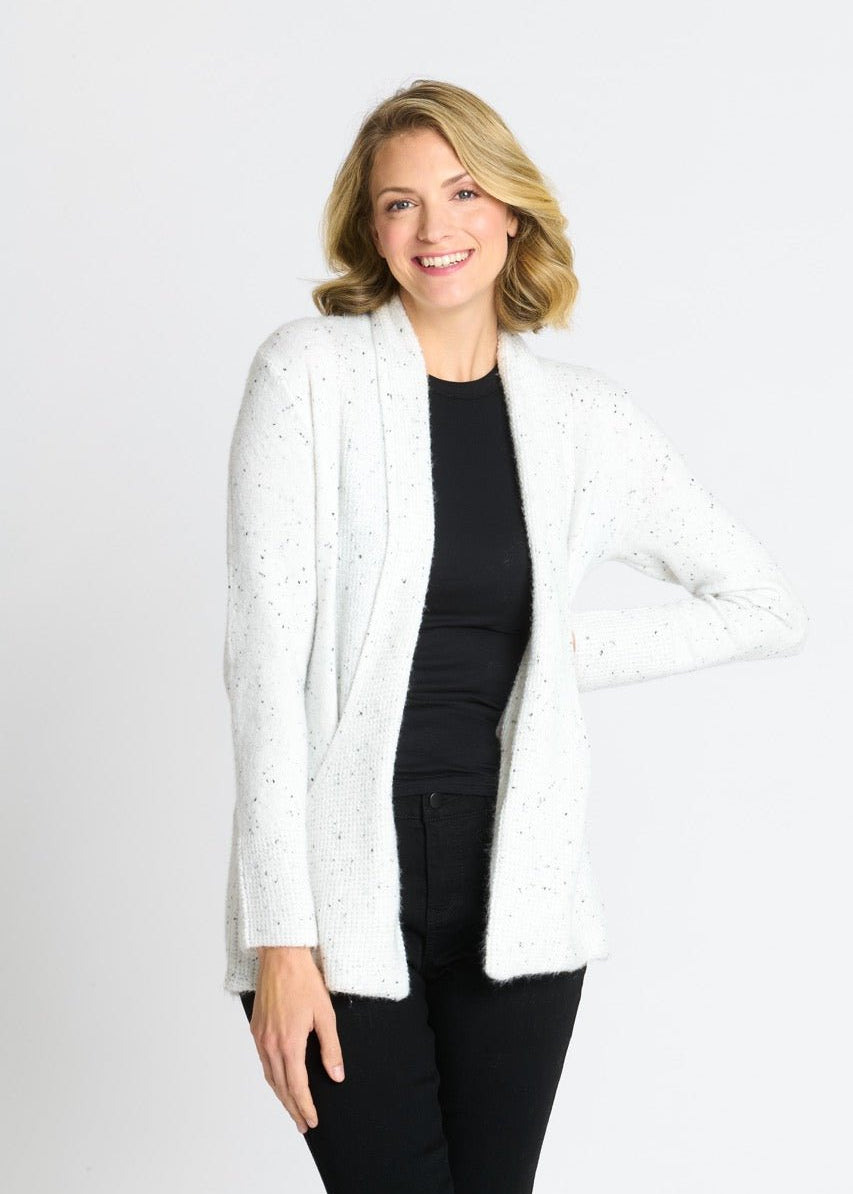 Flecked J - Pocket Cardigan Sweater - DressbarnApparel