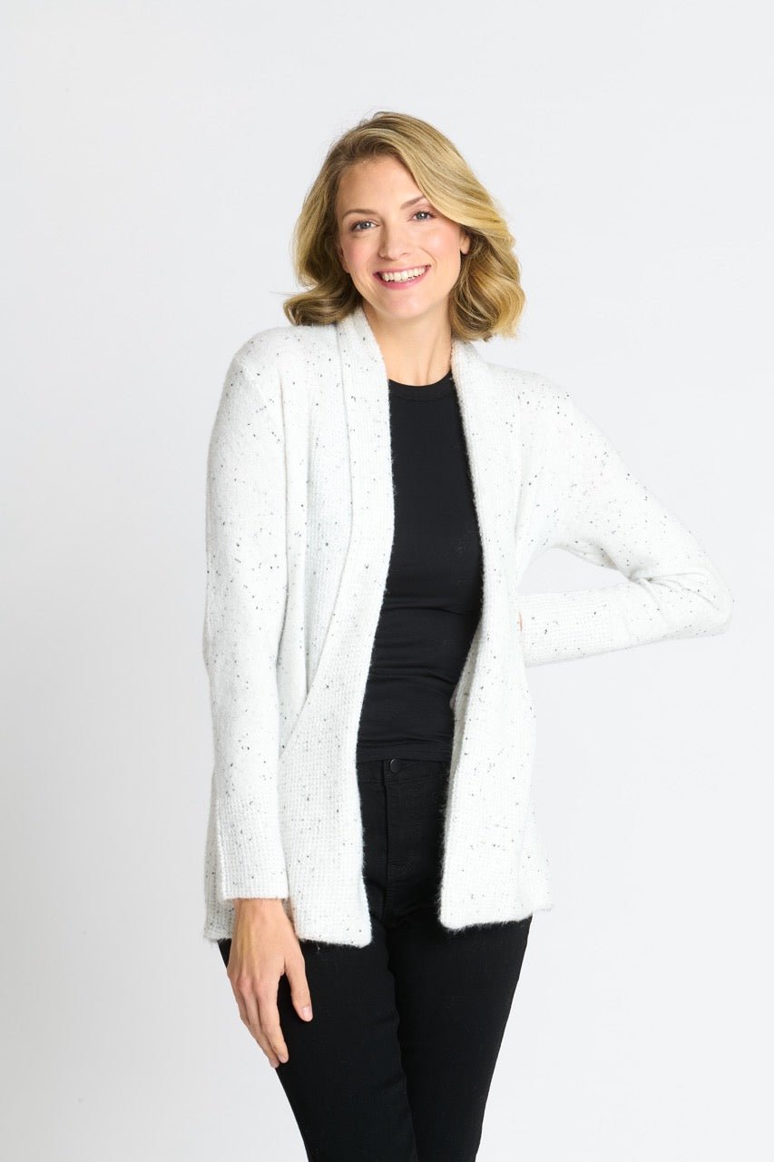 Flecked J - Pocket Cardigan Sweater - DressbarnApparel