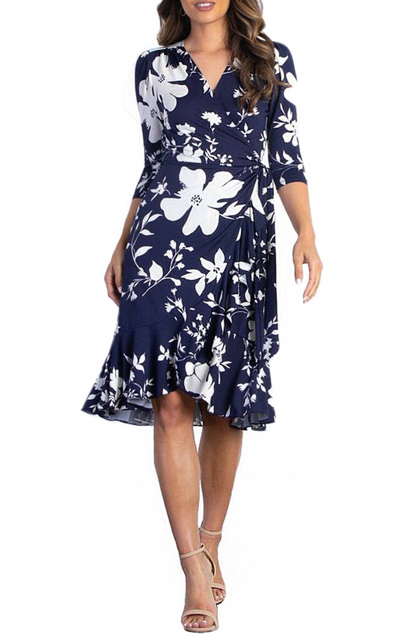 fortune ivy irene faux wrap brushed knit maxi dress Fortune Ivy Irene Faux wrap brushed knit maxi dress Stitch Fix, pink sandals #dsw #fashion #dresses #whattowear #outfitoftheday #springoutfits #springstyle