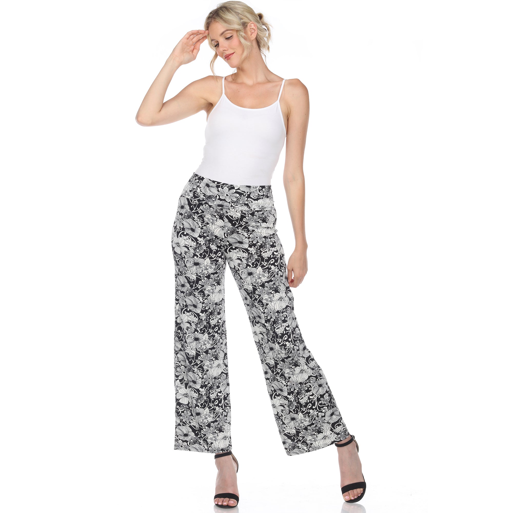 Floral Paisley Palazzo Pants - DressbarnPants