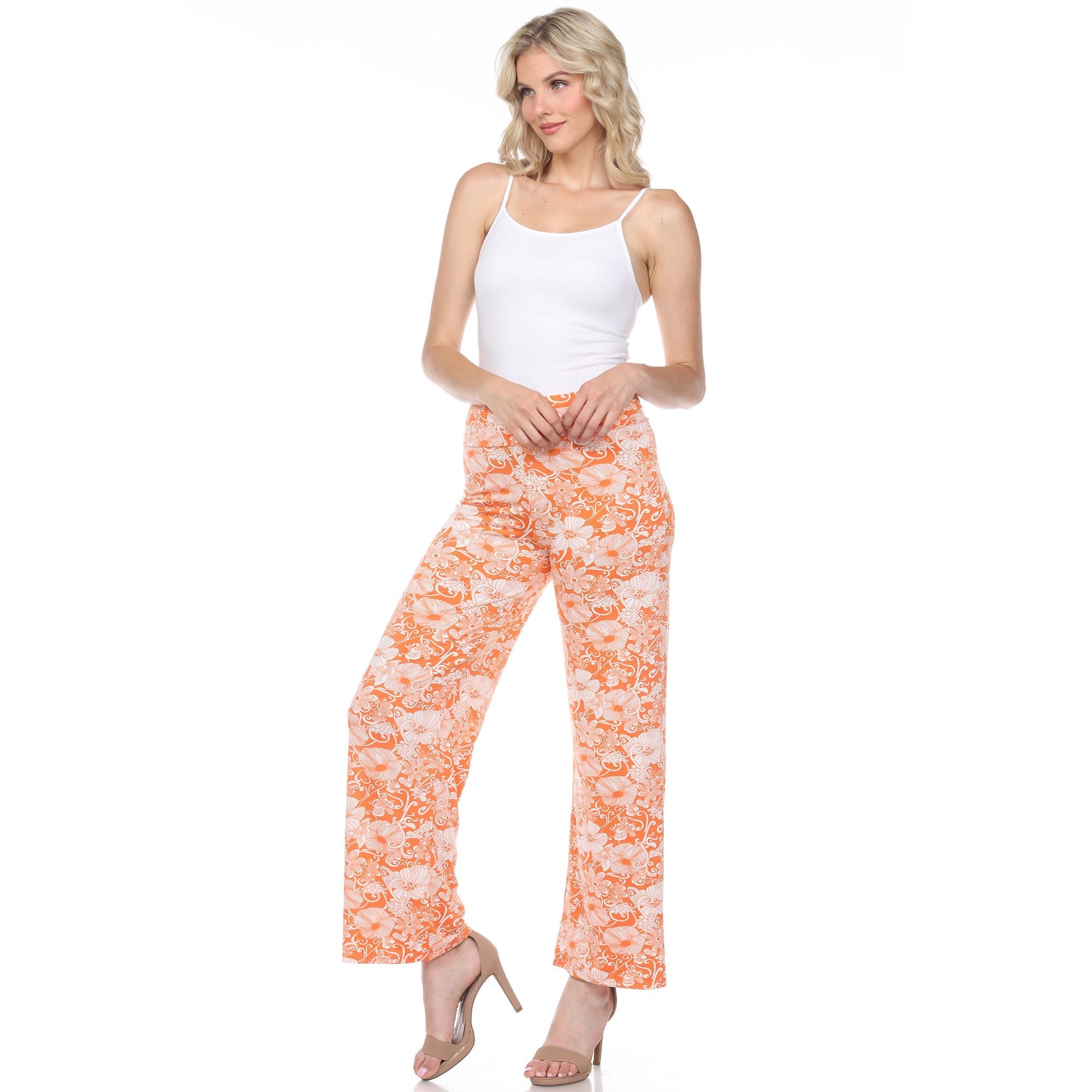 Floral Paisley Palazzo Pants - DressbarnPants