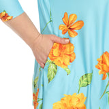 Floral Printed Cold Shoulder Tunic - Plus - DressbarnShirts & Blouses