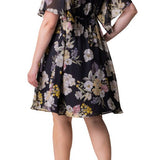 Florence Flutter Sleeve Dress - Plus - DressbarnKnee Length & Midi Dresses