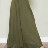 Flowy Maxi Skirts With Pocket - DressbarnSkirts