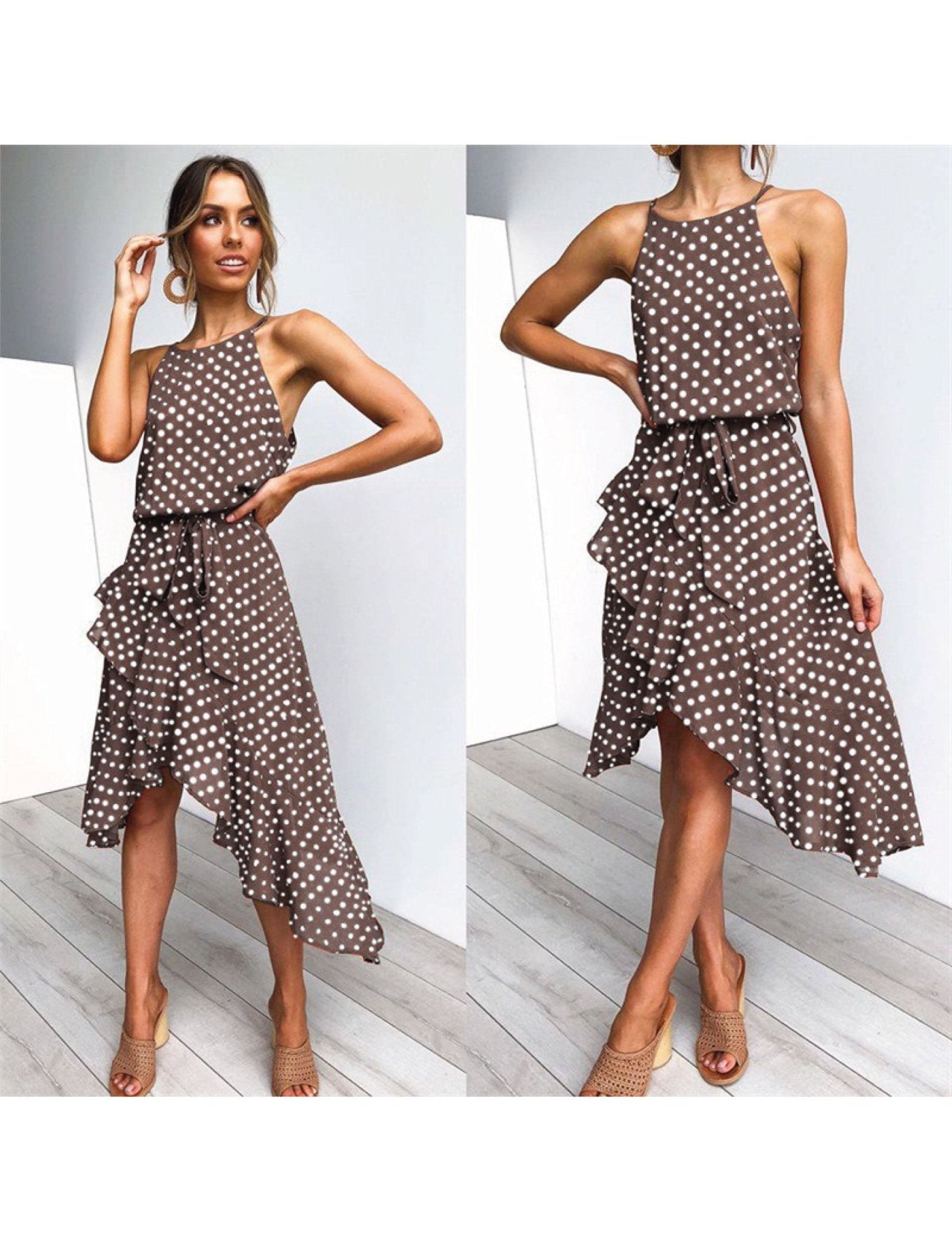 Freckled Summer Dress - DressbarnClothing