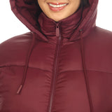 Full Front Zip Hooded Bomber Puffer Coat - Plus - DressbarnCoats & Jackets