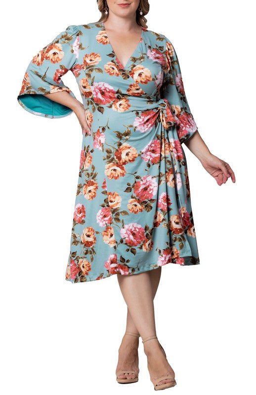 Gemini Wrap Dress - Plus - DressbarnDresses