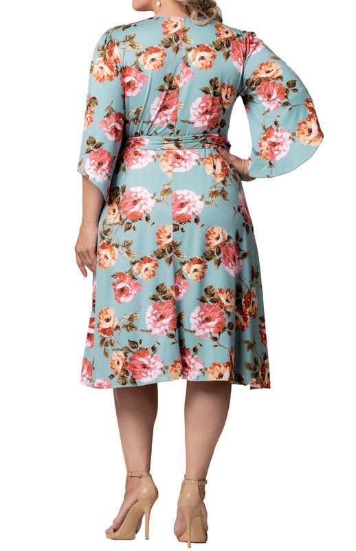 Gemini Wrap Dress - Plus - DressbarnDresses