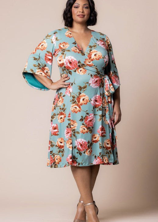 Gemini Wrap Dress - Plus - DressbarnDresses