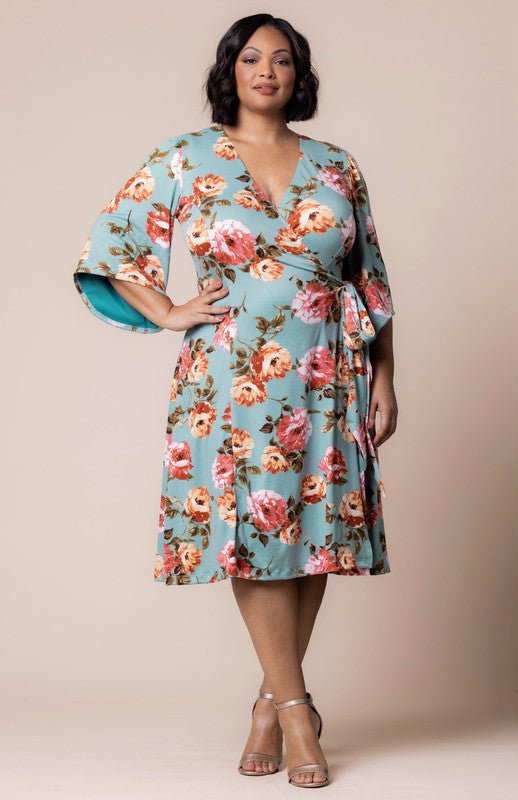 Gemini Wrap Dress - Plus - DressbarnDresses