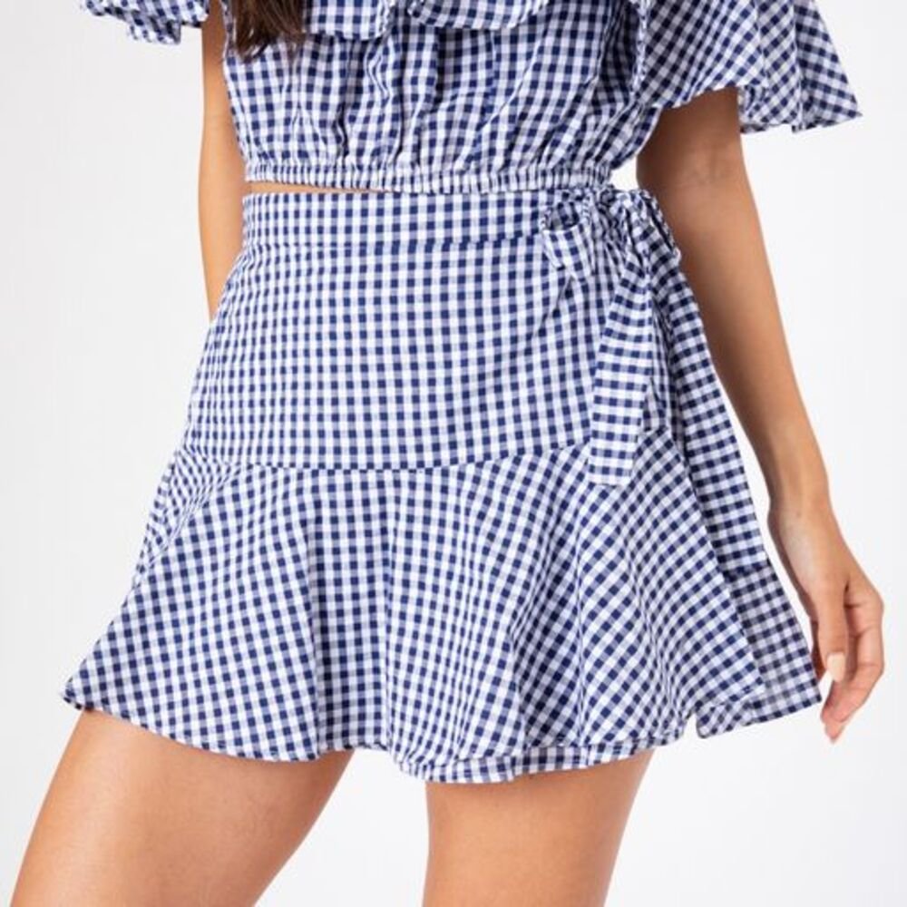 GINGHAM AGNES SKIRT