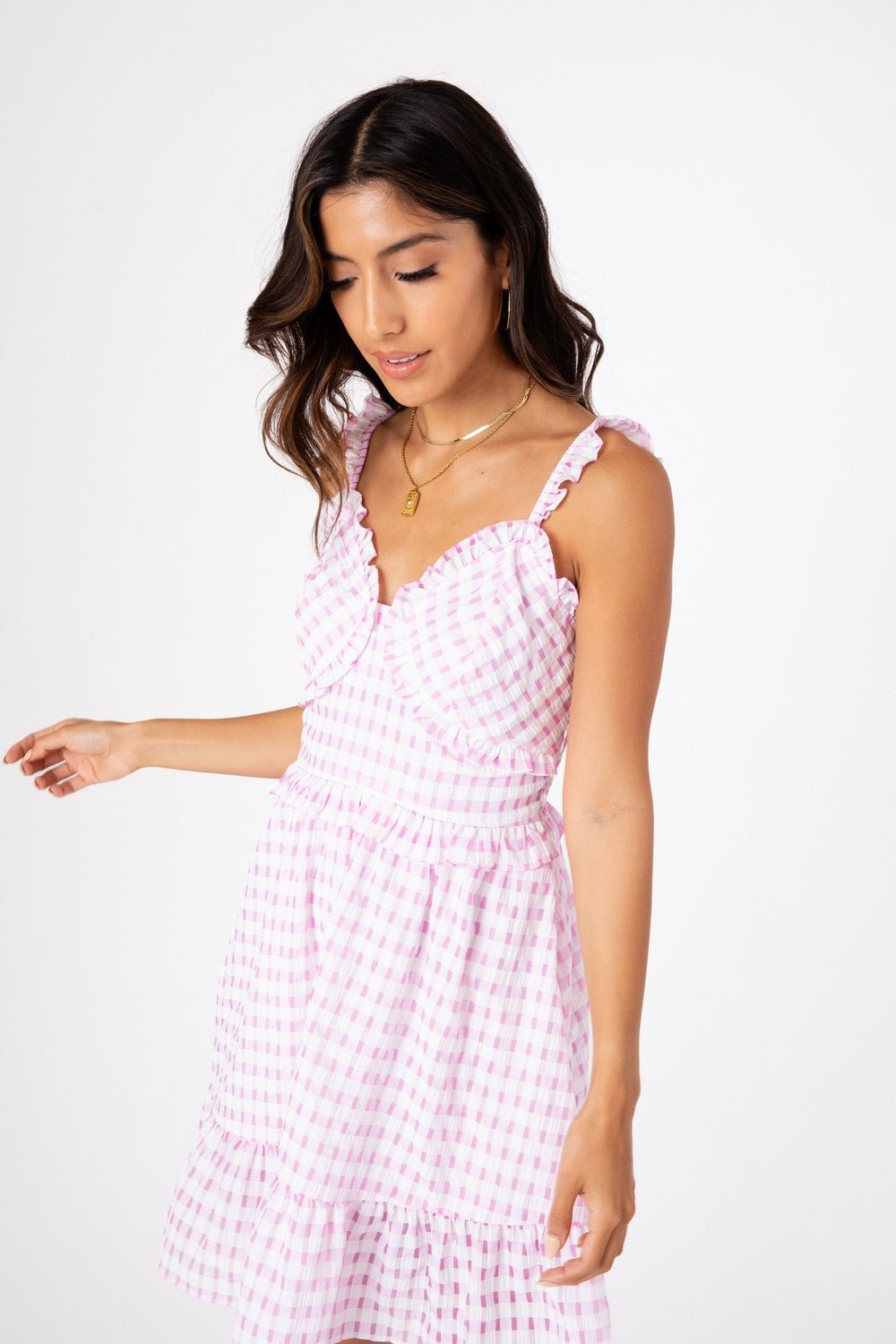 Gingham Aurora Dress - DressbarnDresses