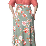 Havana Color Block Maxi Dress - Plus - DressbarnDresses