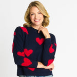 Heart Eyelash Sweater - DressbarnApparel