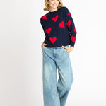 Heart Eyelash Sweater - DressbarnApparel