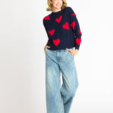 Heart Eyelash Sweater - DressbarnApparel