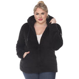 Hooded Sherpa Jacket - Plus - DressbarnCoats & Jackets
