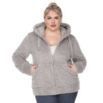Hooded Sherpa Jacket - Plus - DressbarnCoats & Jackets