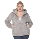 Hooded Sherpa Jacket - Plus - DressbarnCoats & Jackets